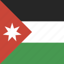 flag, square, jordan