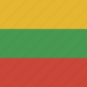 flag, square, lithuania