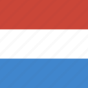 flag, square, luxembourg