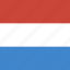 flag, square, luxembourg 