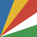 flag, seychelles, square