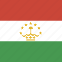flag, square, tajikistan