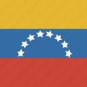 flag, square, venezuela