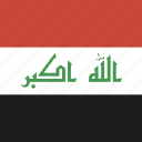 flag, iraq, square