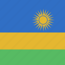 flag, rwanda, square