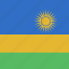 flag, rwanda, square 