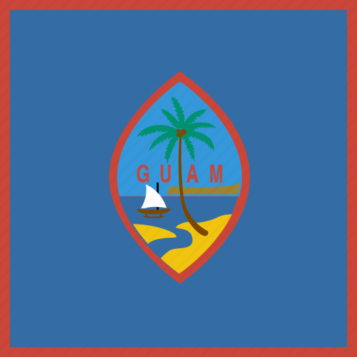 Country, flag, guam, square icon - Download on Iconfinder