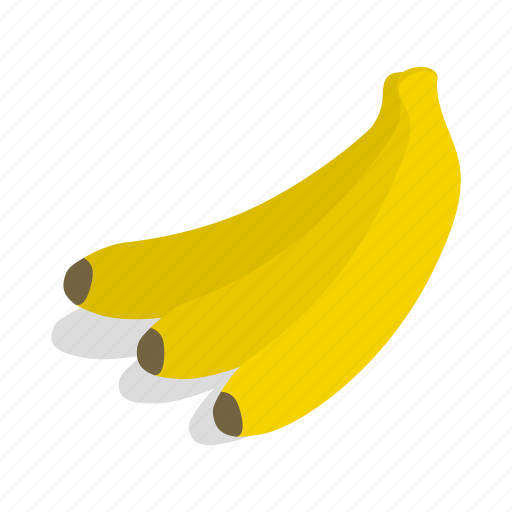 Banana, fruit, isometric, lanka, ripe, sri, yellow icon - Download on Iconfinder