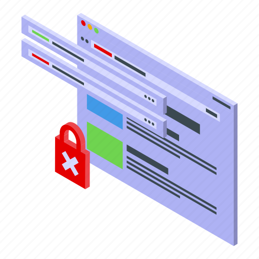 Web, page, ssl, certificate, isometric icon - Download on Iconfinder