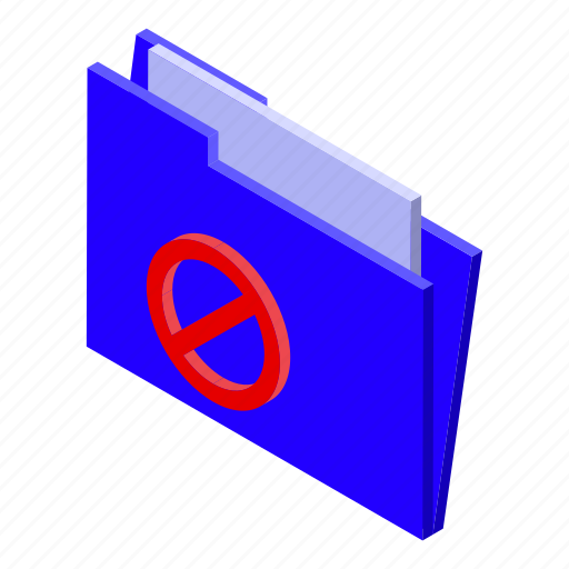 Folder, ssl, certificate, isometric icon - Download on Iconfinder