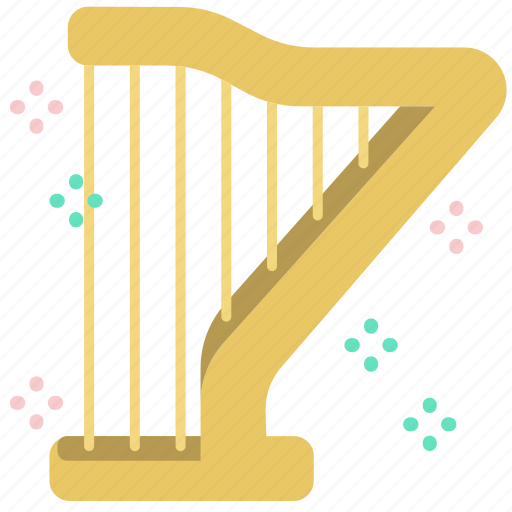 Celebration, harp, holiday, irish, melody, music, st patrick icon - Download on Iconfinder