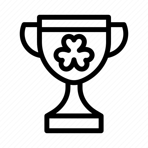 Trophy, award, clover, winner, champion icon - Download on Iconfinder
