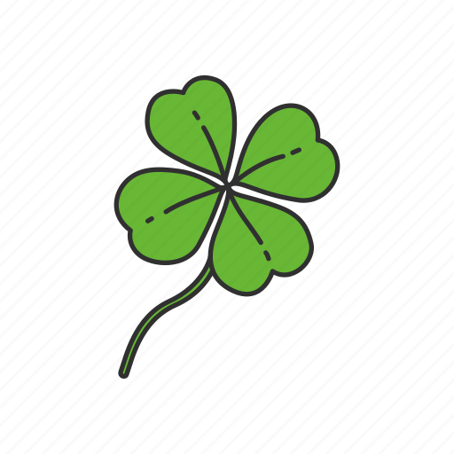 Clover, green, leaf, luck, lucky clover, st.patrick's day, three leaf clover icon - Download on Iconfinder