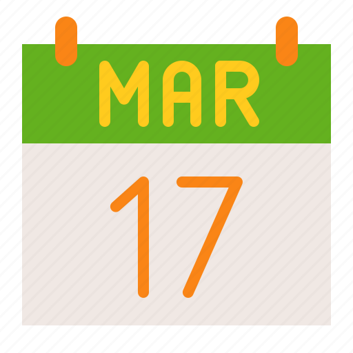 Calendar, date, day, festival, saint patrick icon - Download on Iconfinder