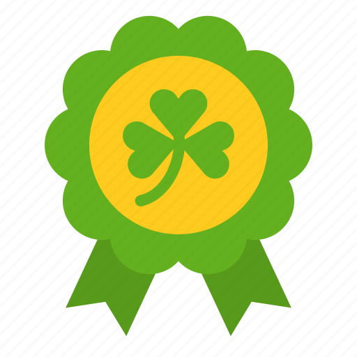 Award, badge, clover, saint patrick icon - Download on Iconfinder