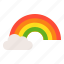 cloud, light, rainbow, saint patrick 