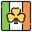 flag, irish, shamrock, clover, leaf, ornamental 