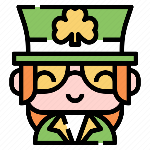 Irish, clothing, hat, kids, girl, costume, leprechaun icon - Download on Iconfinder