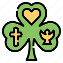 trinity, shamrock, clover, leaf, saint, patricks, day 