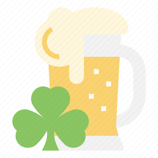Beer, drink, alcohol, party, mug, cover, leaf icon - Download on Iconfinder