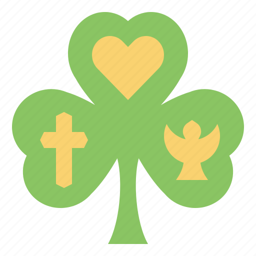 Trinity, shamrock, clover, leaf, saint, patricks, day icon - Download on Iconfinder