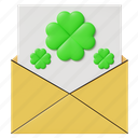 letter, luck, clover, event, patrick 