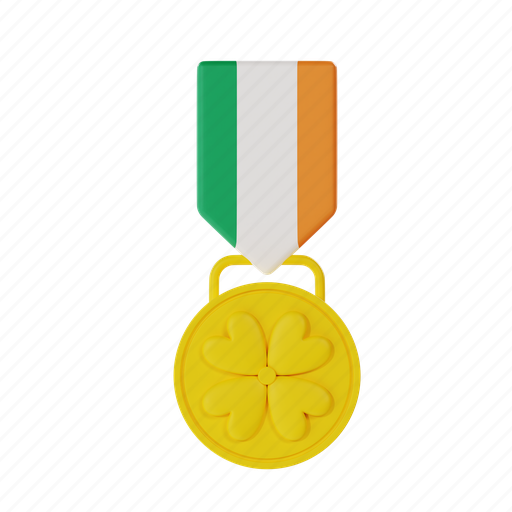 Medal, gold, reward, winner, prize, champion 3D illustration - Download on Iconfinder