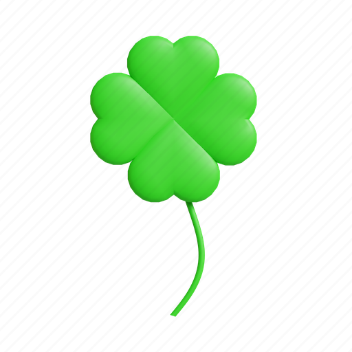 Clover, leaf, green, eco, patrick 3D illustration - Download on Iconfinder