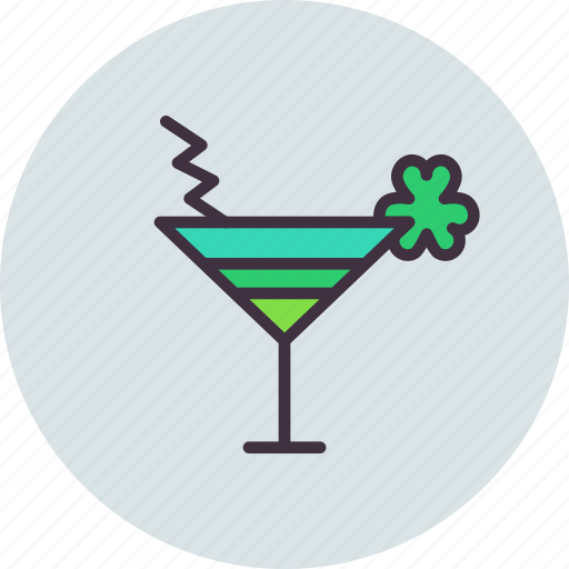 Cocktail, day, drink, mocktail, patricks, saint, shamrock icon - Download on Iconfinder