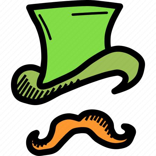 Day, hat, irish, leprechaun, moustache, patricks, saint icon - Download on Iconfinder
