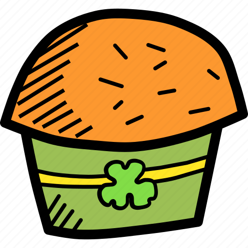Cake, celebrate, day, festival, muffin, patricks, saint icon - Download on Iconfinder