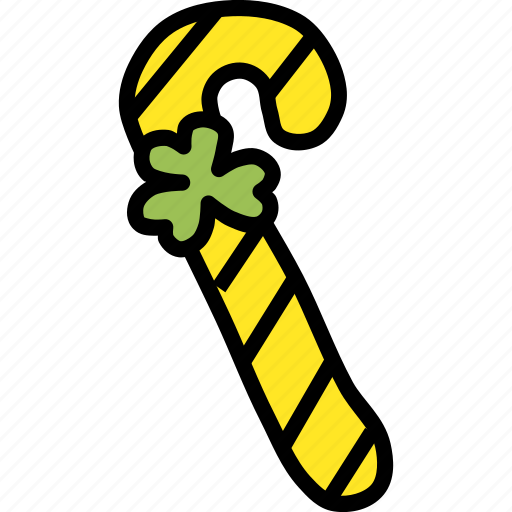Leprechaun, patricks, saint, stick, walking, candy, shillelagh icon - Download on Iconfinder