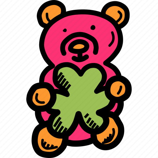 Bear, day, gift, patricks, saint, shamrock, teddy icon - Download on Iconfinder