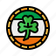 coin, ireland, st, patricks, day, saint, patrick, currency 