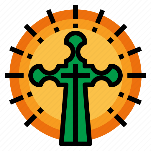 Cross, st, patricks, day, christianity, religion, catholic icon - Download on Iconfinder