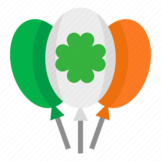 Balloons, party, saint, patrick, ireland, st, patricks icon - Download on Iconfinder