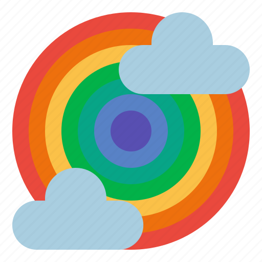Rainbow, weather, cloud, nature, climate icon - Download on Iconfinder