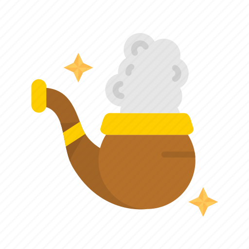 Smoking pipe, tobacco, relaxation, habits, old fashioned, smoker, addict icon - Download on Iconfinder