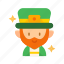 leprechaun, irish, folklore, mythology, fairytale, hat, beard, pot of gold 