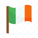 ireland flag, irish flag, clover, st. patrick&#x27;s day, leprechaun, green, irish heritage, flag