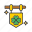 clover flag, irish flag, clover, st. patrick&#x27;s day, leprechaun, green, irish heritage, flag 