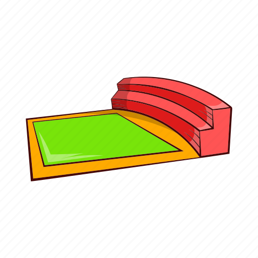 Arena, cartoon, field, small, sport, square, stadium icon - Download on Iconfinder