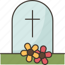 die, tombstone, graveyard, death, burial