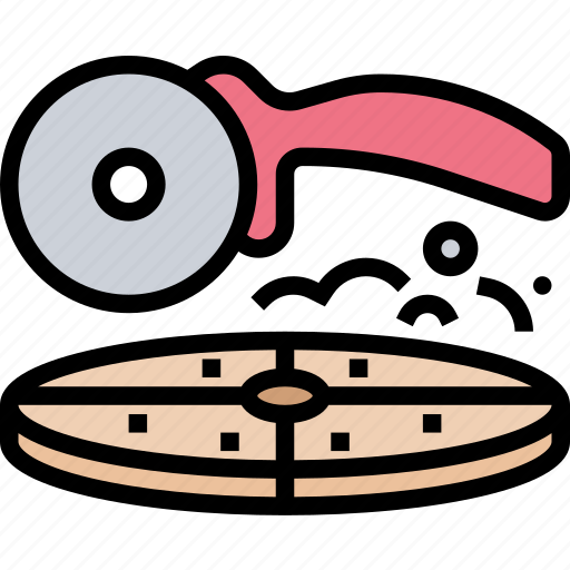 Pizza, cutter, knife, wheel, utensil icon - Download on Iconfinder