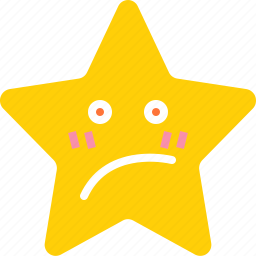 Boring, confused, emoji, emotion, star, unamused icon - Download on Iconfinder