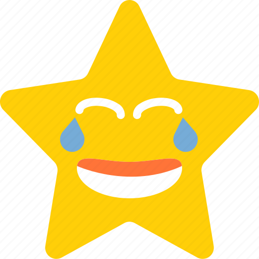Emoji, emotion, funny, laugh, smiley, star icon - Download on Iconfinder