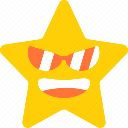 Cool, emoji, emotion, happy, smile, star, sunglasses icon - Download on Iconfinder