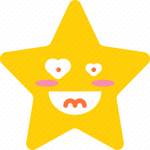 Emoji, emotion, happy, heart, laugh, smiling, star icon - Download on Iconfinder