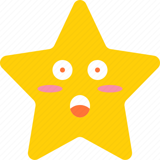 Emoji, emotion, flushed, shock, star, surprise icon - Download on Iconfinder