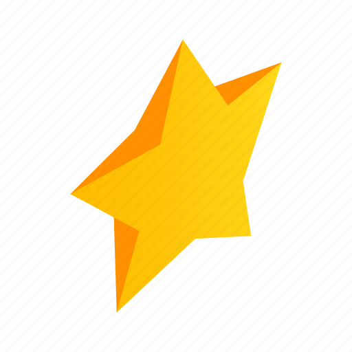 Award, bright, decoration, gold, isometric, shape, star icon - Download on Iconfinder